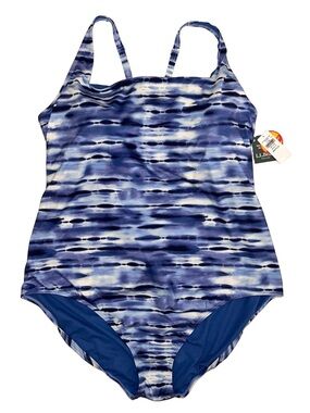 L.L. Bean NEW TieDye One Piece Swimsuit Sz 26W